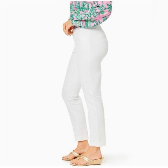 Lilly Pulitzer Kelly Skinny Ankle Pants
Women's size 14 in white - Picture 3 of 11